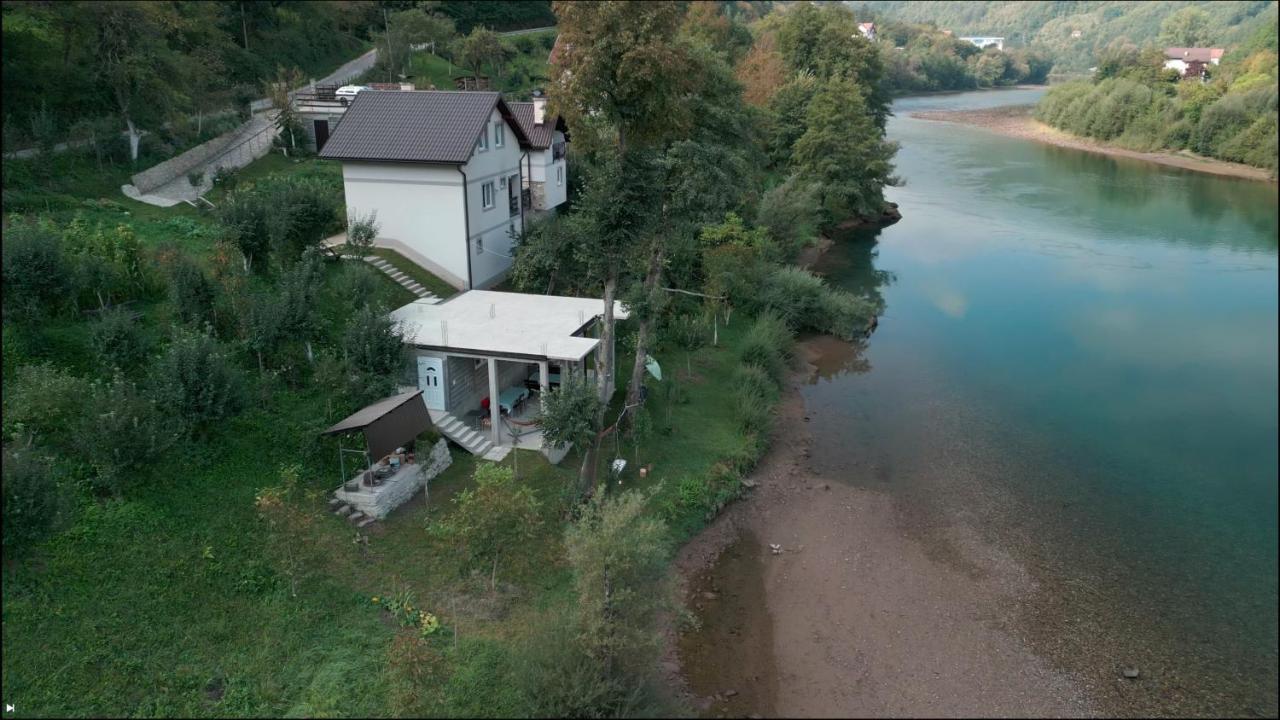 Vikendica Pored Drine Foca Handici Eksteriør billede